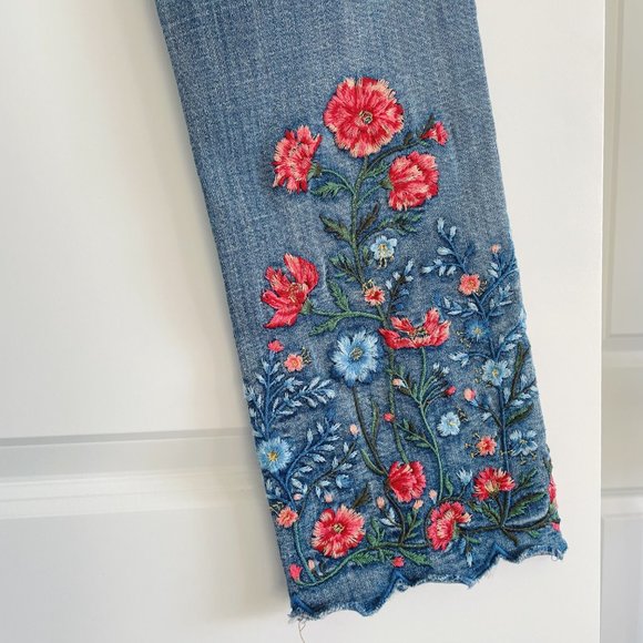 Driftwood Candace Embroidered Jeans 28/25 - Picture 10 of 11